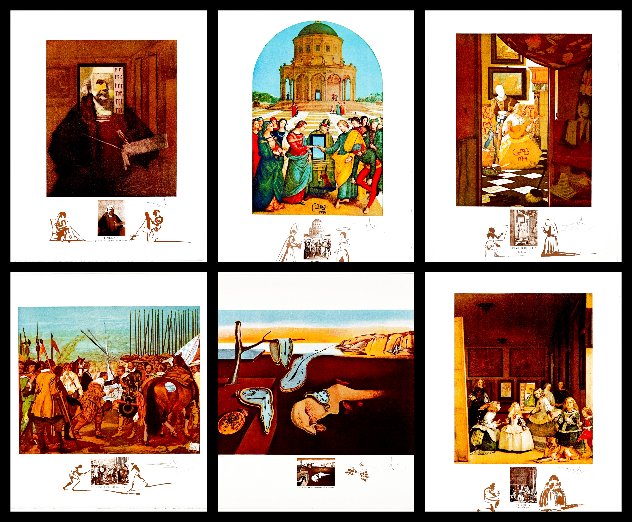 Changes in Great Masterpieces Suite of 6 1974 HS w Remarques Limited Edition Print by Salvador Dali