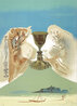 Chalice of Love - Dante and Beatrice - EA 1976 HS - Huge Limited Edition Print by Salvador Dali - 0 Chalice of Love - Dante and Beatrice - EA 1976 HS - Huge Limited Edition Print by Salvador Dali - 0