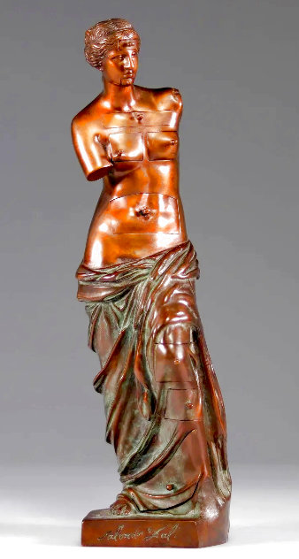 Venus De Milo with Drawers Bronze Sculpture 1988 14 in Sculpture by Salvador Dali