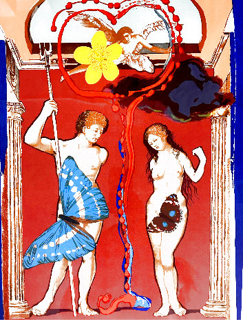 Le Judgement from the Tarot: Triomphe De L'Amour HC 1977 HS - Huge Limited Edition Print - Salvador Dali