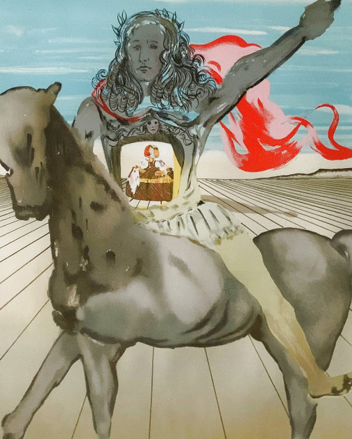 Chevalier Surrealiste 1980 HS Limited Edition Print by Salvador Dali
