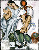 Deux Femmes Avec Pot De Flour Ceramic Tile HS Other by Salvador Dali - 0