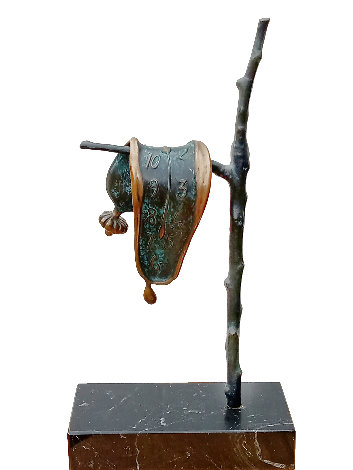 Persistence of Memory Bronze Sculpture 1980 15 in Sculpture - Salvador Dali