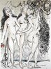 Three Graces 1966  Early - HS Limited Edition Print by Salvador Dali - 1