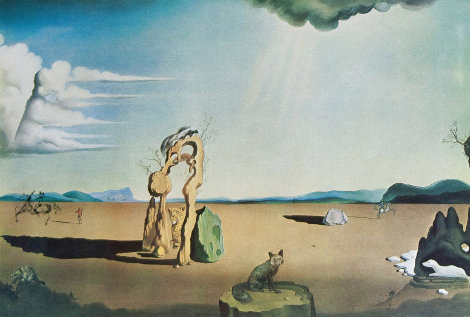 Savage Beasts in the Desert HS - Huge Limited Edition Print - Salvador Dali