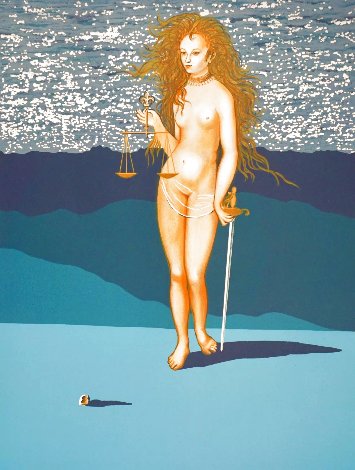 Goddess of Justice 1977 HS Limited Edition Print - Salvador Dali