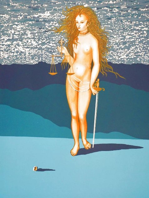 Goddess of Justice 1977 HS Limited Edition Print by Salvador Dali