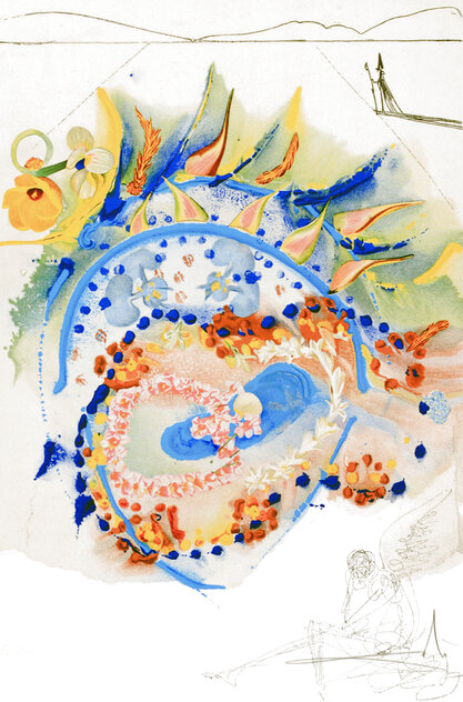 From Hawaii Suite: Lei 1973 Limited Edition Lithograph by Salvador