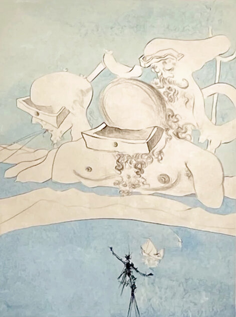 Flung Out Like a Fag-end by the Big-Wigs 1974 HS by Salvador Dali