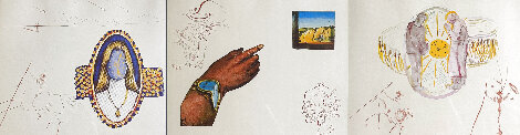 Cycles of Life Suite of 3: Vigor of Youth, One's Identity, and Reflection 1977 HS Limited Edition Print - Salvador Dali