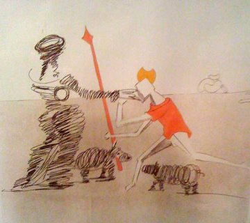 Pastorale 1980 Limited Edition Print - Salvador Dali