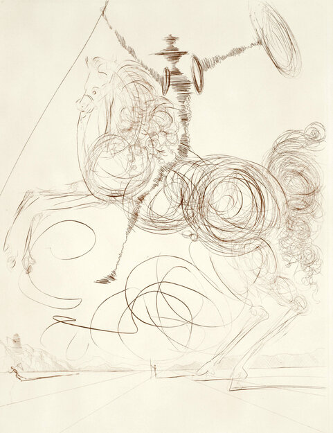 Horseman EA 1979 HS Limited Edition Print - Salvador Dali