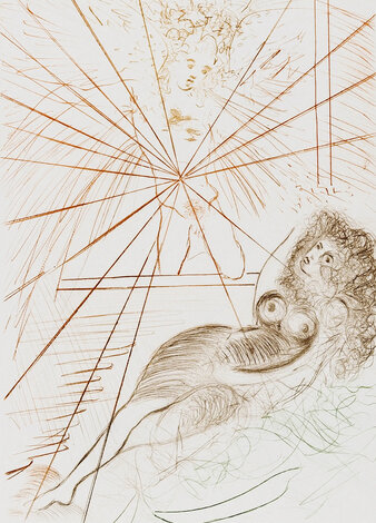 Le Decameron L Ange Gabriel 1972 HS Limited Edition Print - Salvador Dali