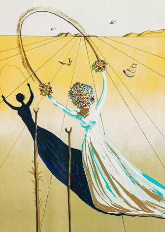 Dream Passage w/ Portfolio 1979 HS Limited Edition Print - Salvador Dali