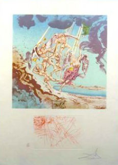 Return of Ulysses AP 1977 Limited Edition Print - Salvador Dali Return of Ulysses AP 1977 Limited Edition Print - Salvador Dali