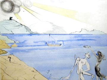After 50 Years Surrealism, Laurels of Happiness 1974 Limited Edition Print - Salvador Dali After 50 Years Surrealism, Laurels of Happiness 1974 Limited Edition Print - Salvador Dali