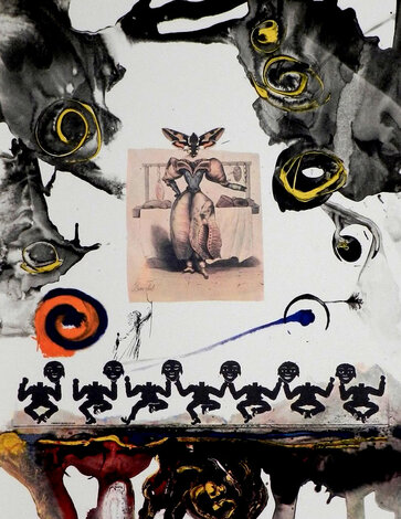 Memories of Surrealism: Surrealist Gastronomy 1971 (Early) HS Limited Edition Print - Salvador Dali