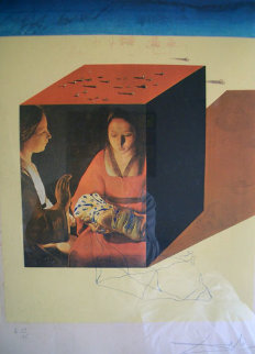Caring for a Surrealistic Watch 1971 (Early) Limited Edition Print - Salvador Dali Caring for a Surrealistic Watch 1971 (Early) Limited Edition Print - Salvador Dali