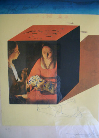 Caring for a Surrealistic Watch 1971 (Early) Limited Edition Print - Salvador Dali