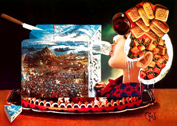 Diners De Gala 1977 Limited Edition Print - Salvador Dali Diners De Gala 1977 Limited Edition Print - Salvador Dali