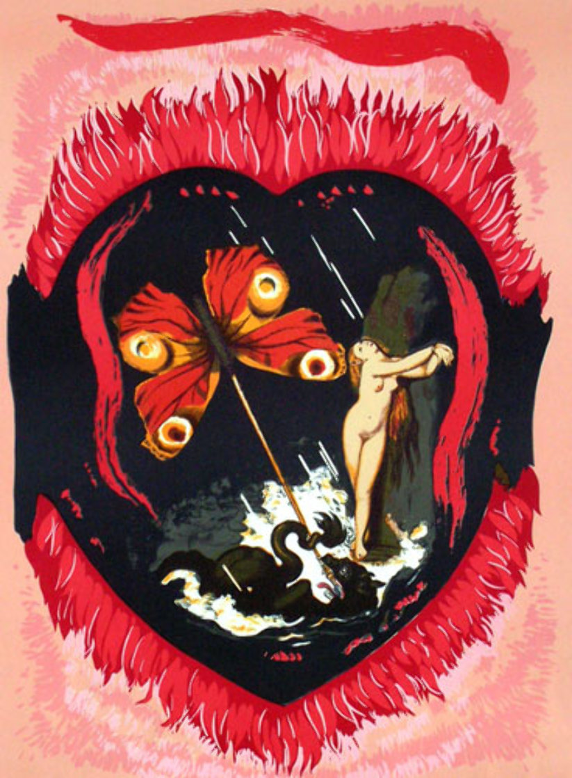 Le Triomphe De L'amour 1977 Limited Edition Print by Salvador Dali Le Triomphe De L'amour 1977 Limited Edition Print by Salvador Dali
