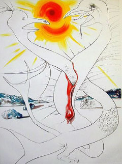 Mars and Jupiter EA 1974 Limited Edition Print - Salvador Dali Mars and Jupiter EA 1974 Limited Edition Print - Salvador Dali