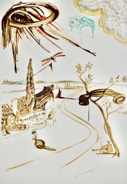 Fantastic Voyage 1965 - Early Limited Edition Print by Salvador Dali