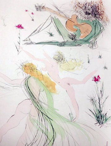 La Joie De Vivre 1971 Limited Edition Print - Salvador Dali