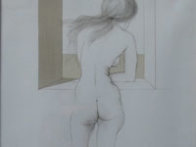 Nudes Nude at Window 1970 Early  Limited Edition Print by Salvador Dali - 2