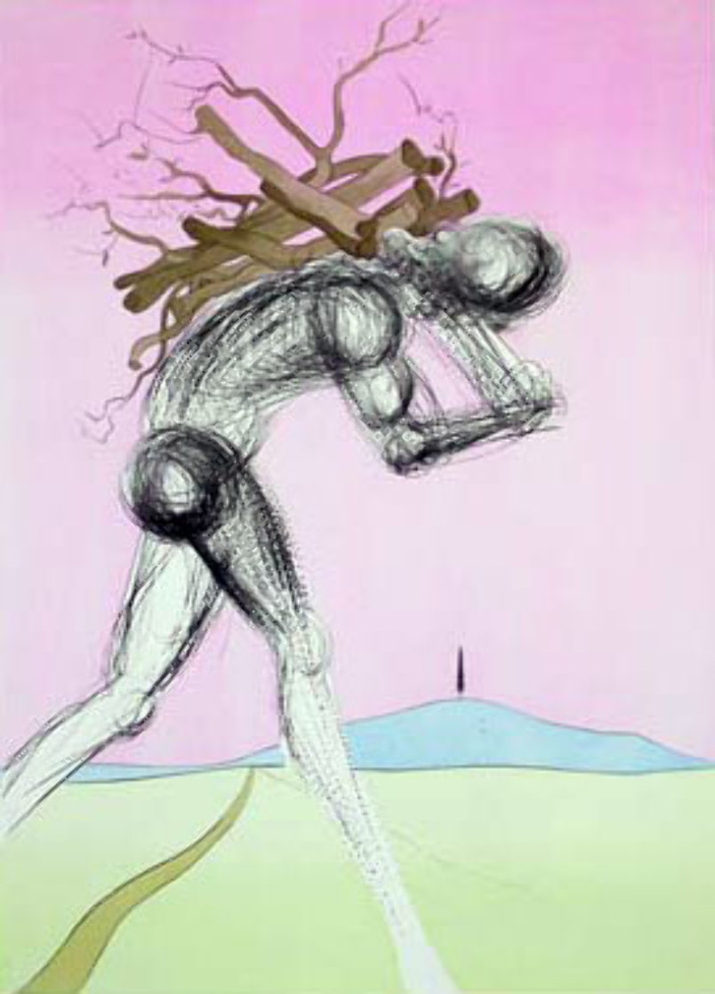 Issachar From the 12 Tribes of Israel 1972 Limited Edition Print by Salvador Dali Issachar From the 12 Tribes of Israel 1972 Limited Edition Print by Salvador Dali