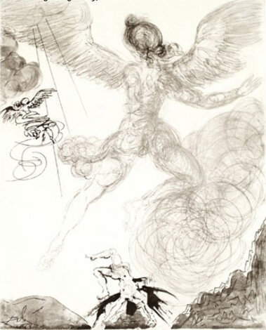 Mythology Icarus 1963 (early) - HS Limited Edition Print - Salvador Dali