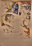 L 'unicorne Laser Desintegre Les Cornes De Rhino 1974 Limited Edition Print by Salvador Dali - 2 L 'unicorne Laser Desintegre Les Cornes De Rhino 1974 Limited Edition Print by Salvador Dali - 2