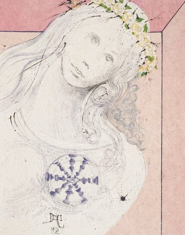 As Pure As Her Heart 1969 HS (Early) Limited Edition Print - Salvador Dali