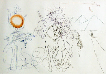 Caesar and Cleopatra 1972 (Early) Limited Edition Print - Salvador Dali