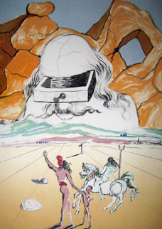 Path to Wisdom The Banker 1978 Limited Edition Print - Salvador Dali Path to Wisdom The Banker 1978 Limited Edition Print - Salvador Dali