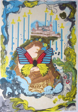Papillons Anciennes Suite of 4 Lithographs - 1977 Limited Edition Print - Salvador Dali