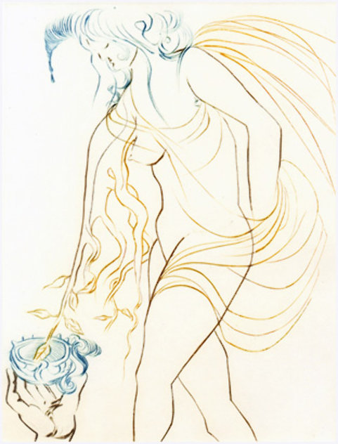 La Coupe Offerte, From Le Paradis Terrestre 1974 Limited Edition Print by Salvador Dali