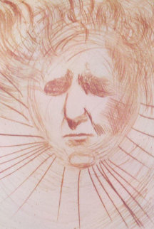 Head of Ben Gurion (Early) Limited Edition Print - Salvador Dali Head of Ben Gurion (Early) Limited Edition Print - Salvador Dali
