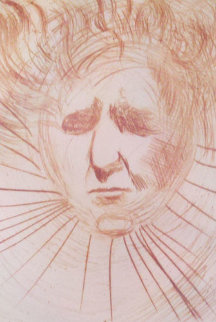 Head of Ben Gurion (early) Limited Edition Print - Salvador Dali