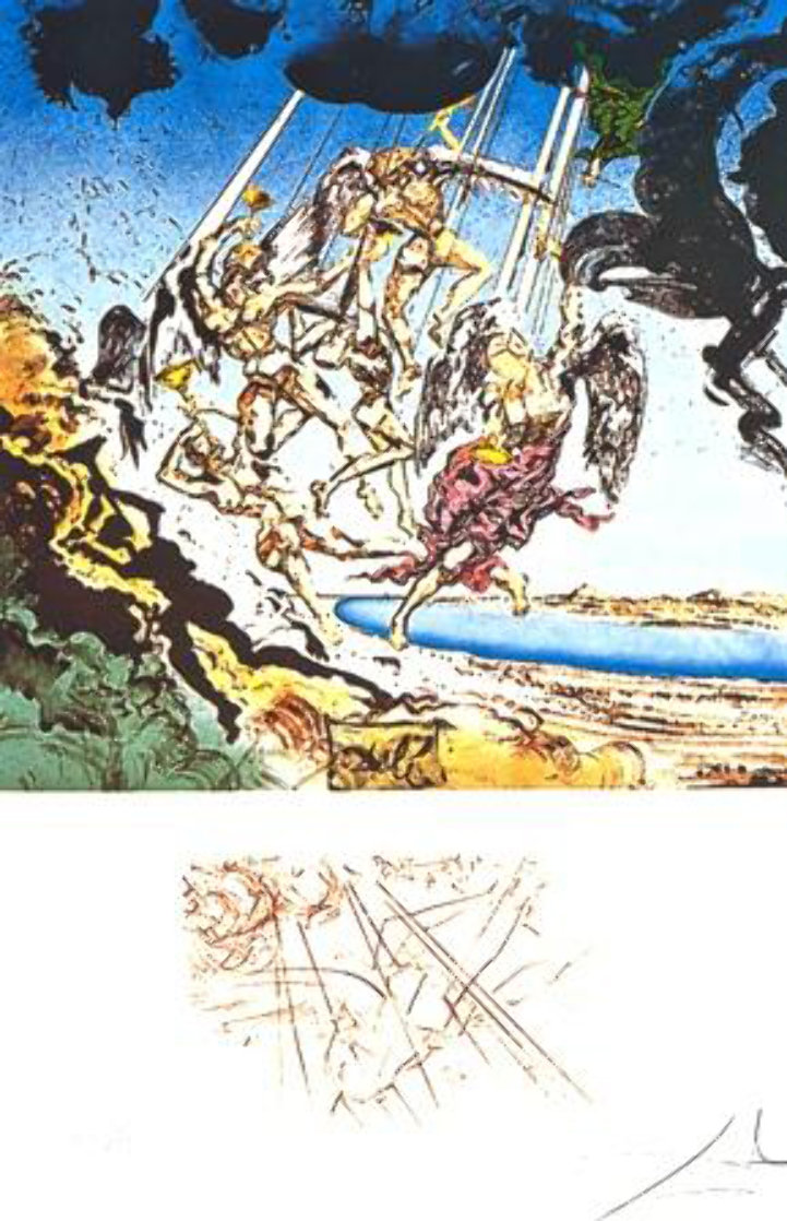 Return of Ulysses 1977 Limited Edition Print by Salvador Dali