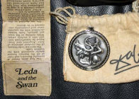 Leda and the Swan Silver Medallion 2 in Jewelry by Salvador Dali - 4 Leda and the Swan Silver Medallion 2 in Jewelry by Salvador Dali - 4
