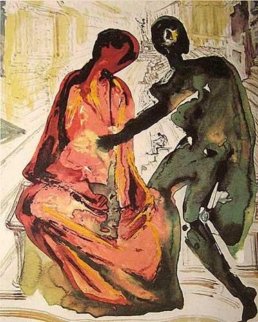 Les Amoureux, Suite of 3 1979 Limited Edition Print - Salvador Dali Les Amoureux, Suite of 3 1979 Limited Edition Print - Salvador Dali