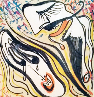 Les Vitraux Angoscia Eterosessuale Heterosexual Anguish 1973 Limited Edition Print - Salvador Dali Les Vitraux Angoscia Eterosessuale Heterosexual Anguish 1973 Limited Edition Print - Salvador Dali