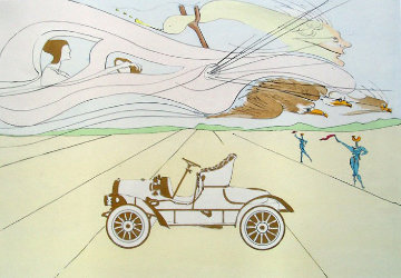 Invention of the Automobile (Hommage a Leonardo Da Vinci) 1975 Limited Edition Print - Salvador Dali Invention of the Automobile (Hommage a Leonardo Da Vinci) 1975 Limited Edition Print - Salvador Dali