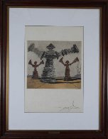 Spinning Man Limited Edition Print by Salvador Dali - 2 Spinning Man Limited Edition Print by Salvador Dali - 2