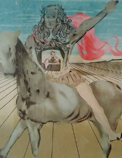 Chevalier Surrealiste 1980 Limited Edition Print - Salvador Dali Chevalier Surrealiste 1980 Limited Edition Print - Salvador Dali