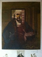 Self Portrait of Rembrandt (Portrait Du Peintre Par Lui Meme) 1974 Limited Edition Print by Salvador Dali - 1