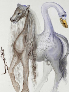 Dalinean Horses: Horace's Chimera 1972 Limited Edition Print - Salvador Dali