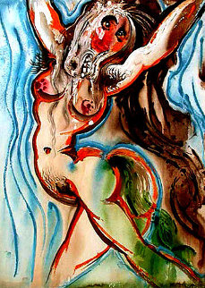 Dalinean Horses: Le Feme Cheval (Woman Horse) 1972 Limited Edition Print - Salvador Dali
