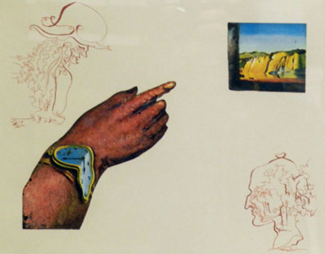 Reflection  One of Three From the Cycles of Life 1979 Limited Edition Print by Salvador Dali